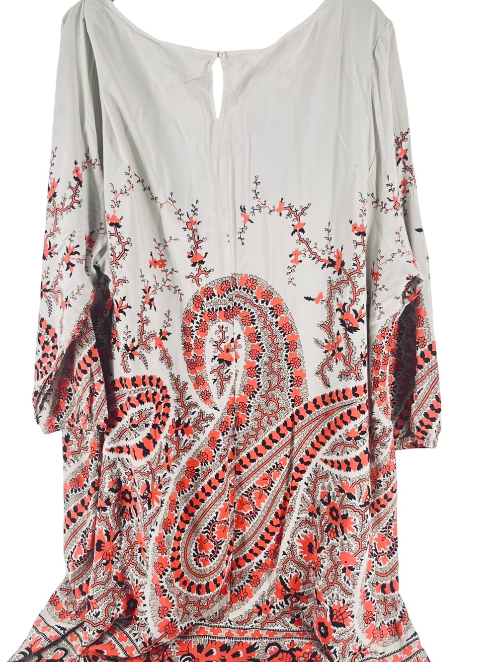 Old Navy Plus Size 30 Paisley Maxi Dress Boho Lined 100% Rayon - Picture 3 of 10